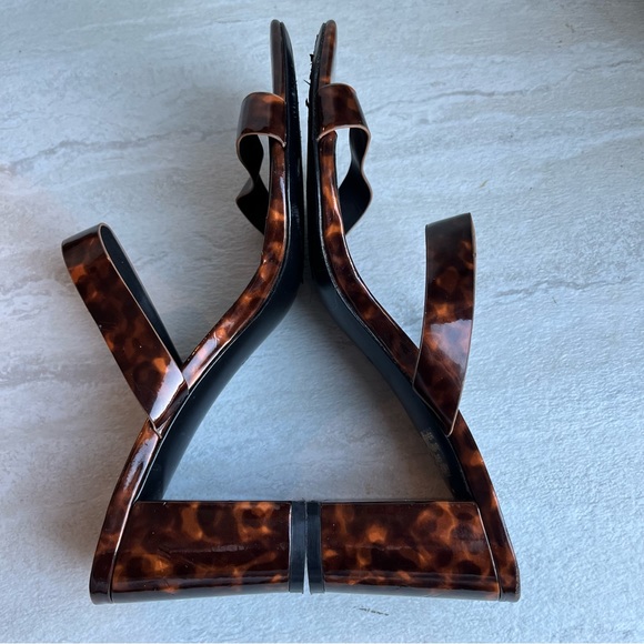 LMS the Brand The Rachel Block heel Tortoise Sandals Size 39 - Picture 9 of 12